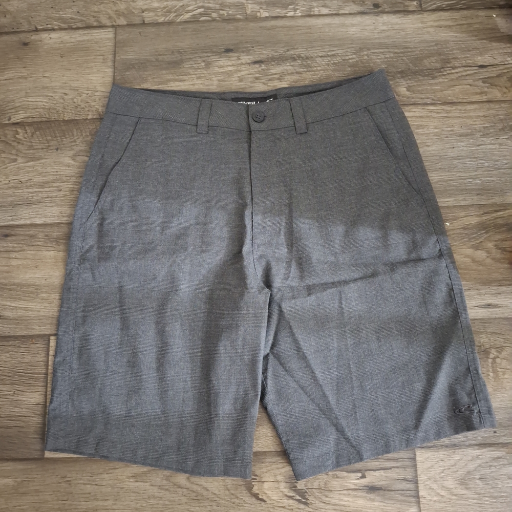 O'Neill Durable Flat Front Shorts - Men's 34 Grey